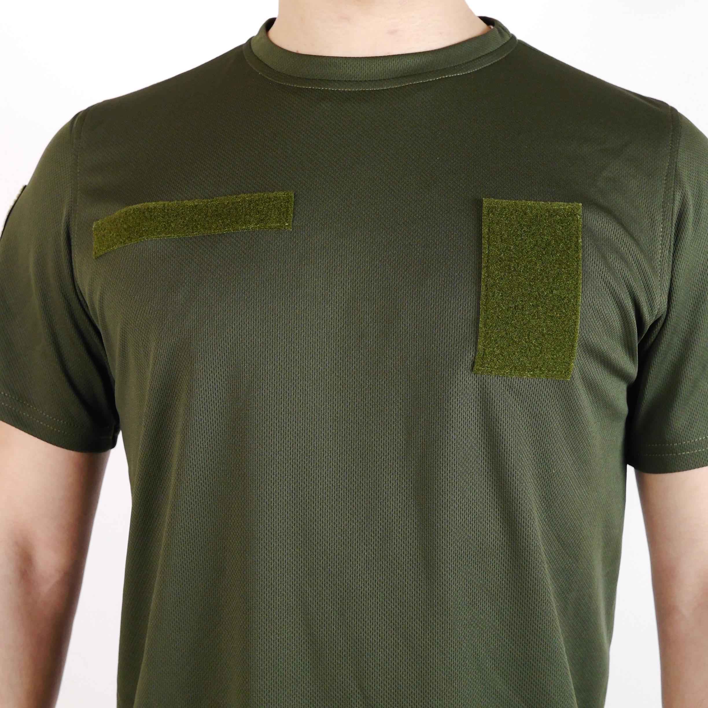 Футболка CoolMax S з велкро панелями Хакі (1112-S) - фото 4 Футболка CoolMax S з велкро панелями Хакі (1112-S) - фото 4