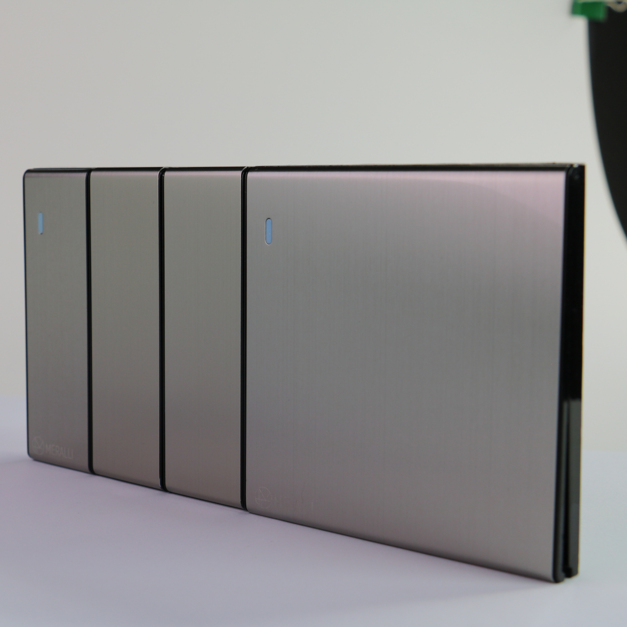 Комплект вимикач 1 MERALLI INOX безрамковий/квадратний підрозетник MERALLI горизонтальний Білий - фото 6 Комплект вимикач 1 MERALLI INOX безрамковий/квадратний підрозетник MERALLI горизонтальний Білий - фото 6