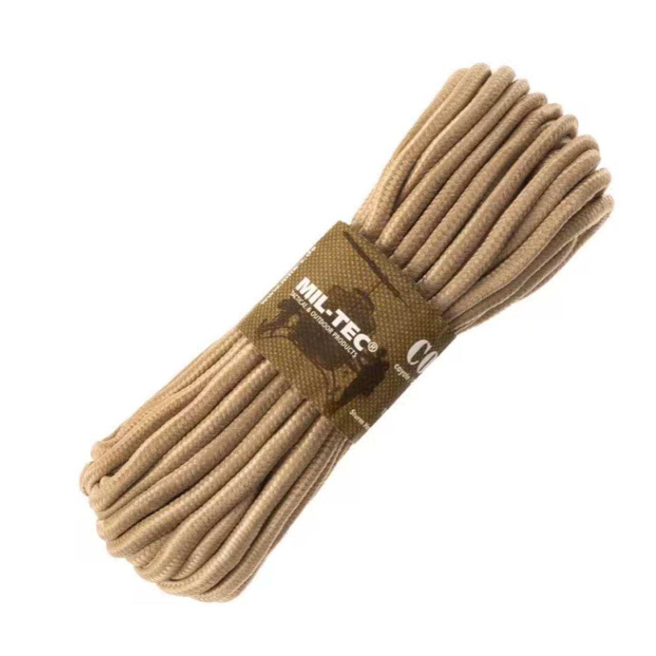Веревка Mil-Tec 9x15 м Coyote