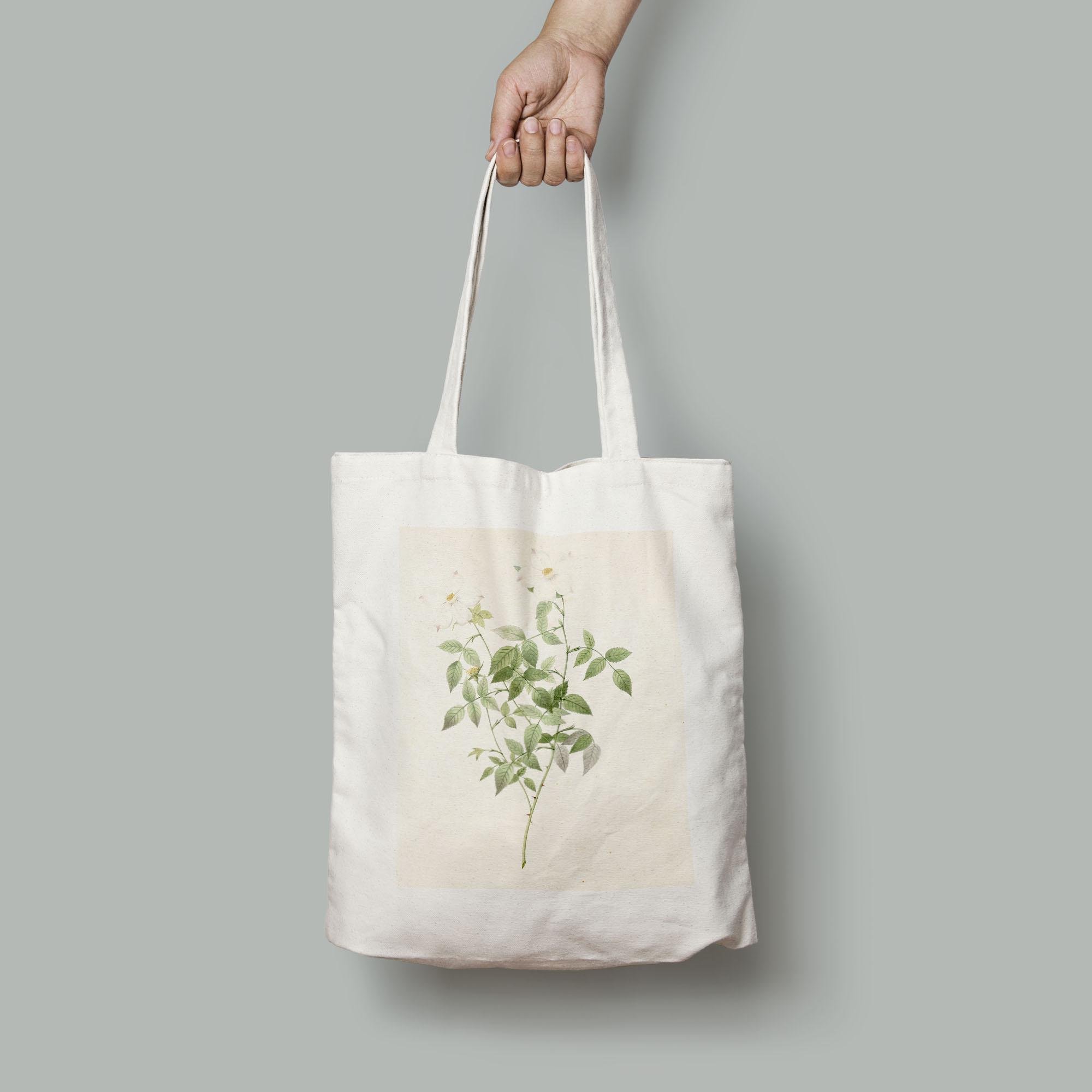 Эко-сумка Винтажная акварельная Каролина Роуз шопер (Flowers1922002_Bag)