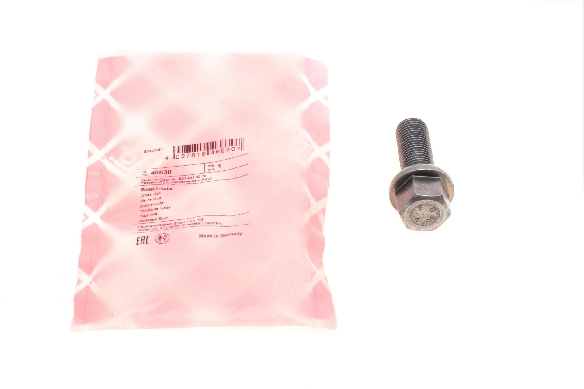 Болт колеса FEBI BILSTEIN Mercedes Sprinter 208-316CDI 96-M14x1,5 мм - (46630)