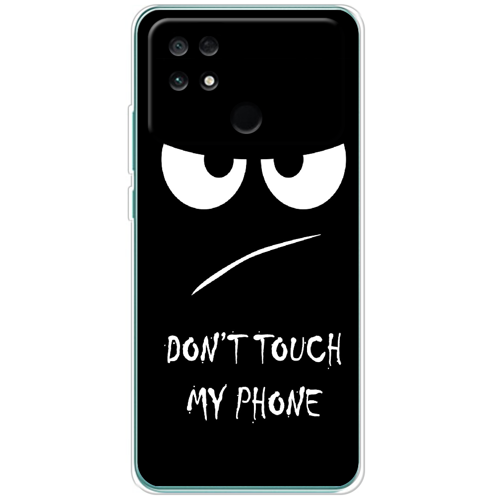 Чехол BoxFace Poco С40 Don't Touch my Phone Прозрачный силикон (44597-up535-44597)