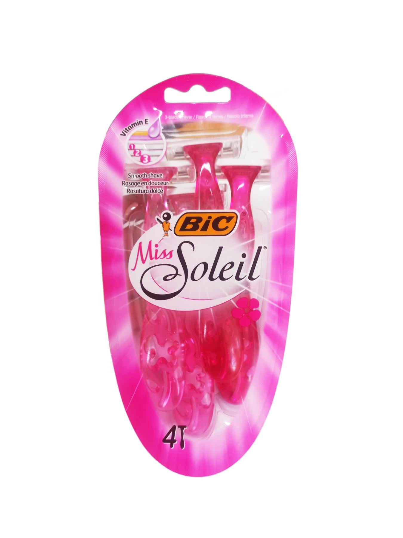 Набор одноразовых бритв Bic Miss Soleil 4 шт. (105987)