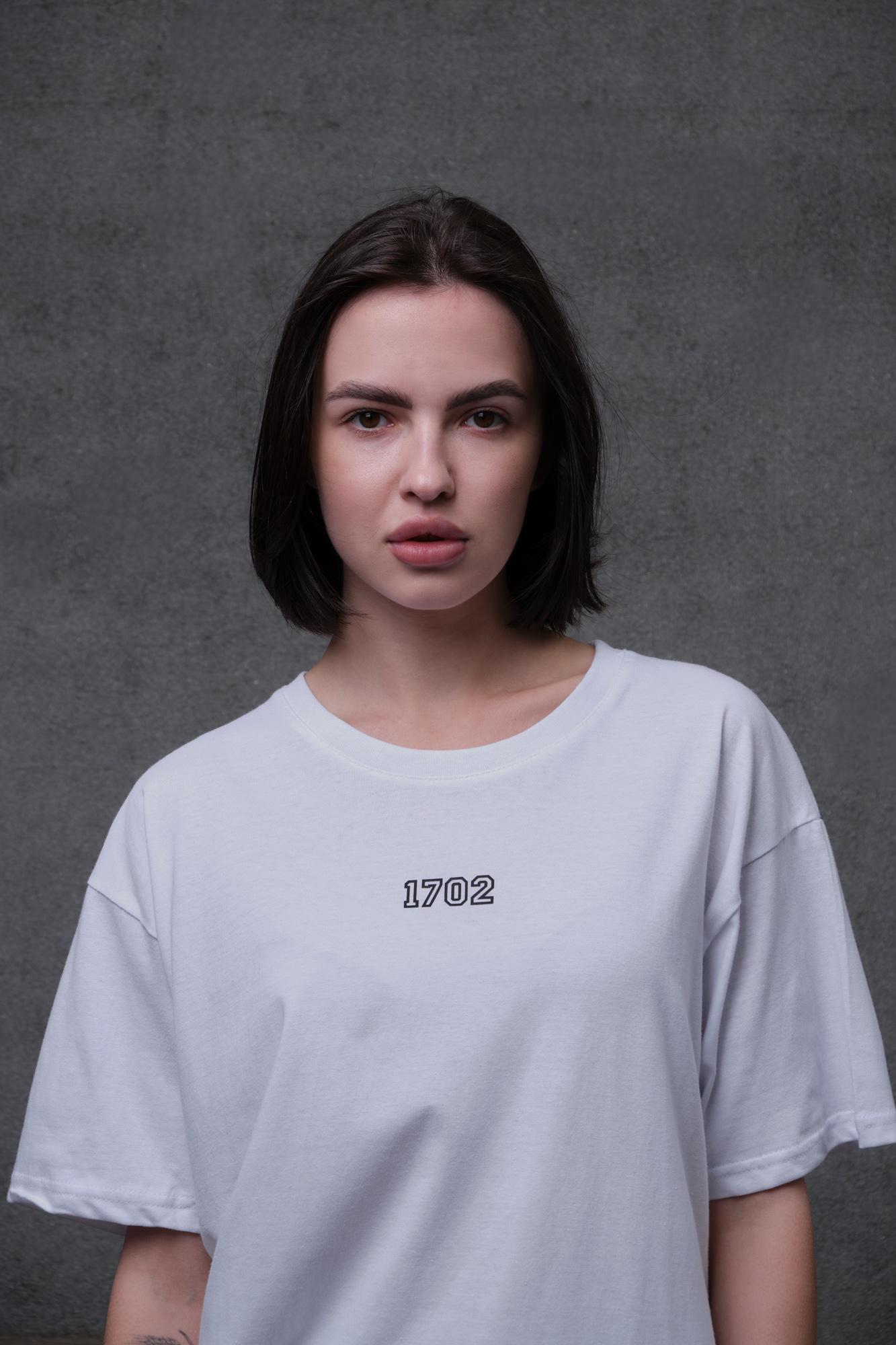 Футболка жіноча Without Streetwear з принтом оверсайз L/XL White (L8049277) - фото 2