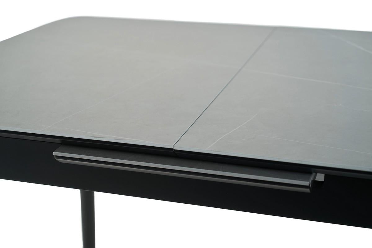 Стіл обідній розсувний Vetro Mebel 900-1200x750x760 мм Айс грей/Чорний (TМ-87-1) - фото 2 Стіл обідній розсувний Vetro Mebel 900-1200x750x760 мм Айс грей/Чорний (TМ-87-1) - фото 2