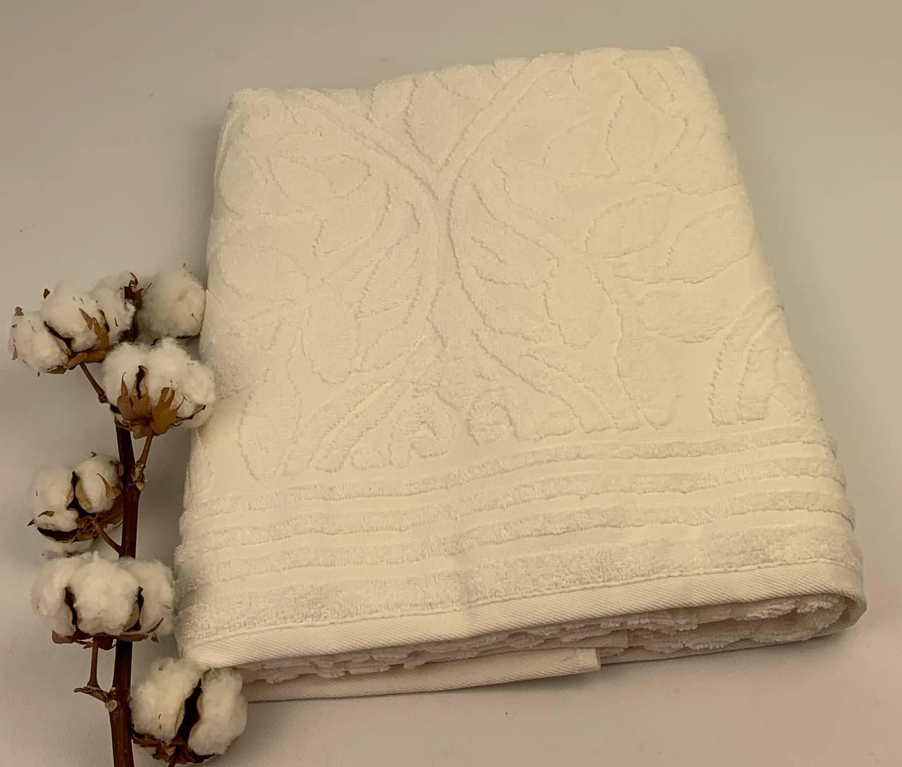 Рушник Philippus Prime Plus Elena 70x140 см Молочний (CN34680)