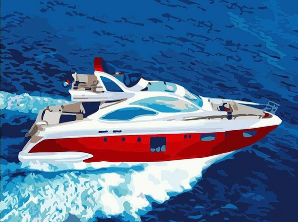 Картина по номерам Brushme Яхта (GX7294)