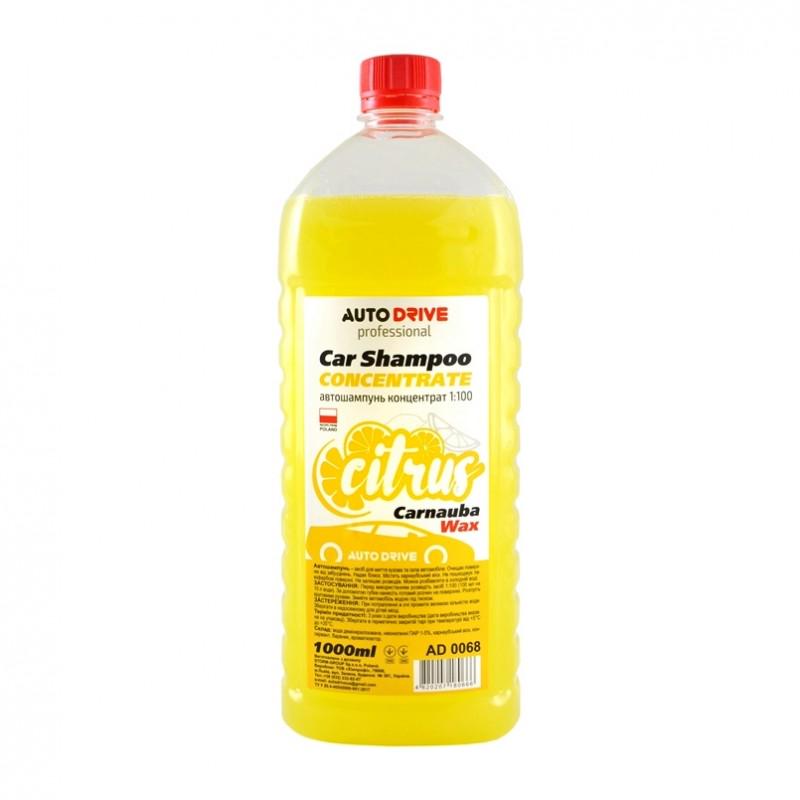 Автошампунь Auto Drive Citrus Carnauba Wax концентрат 1 л (AD0068)