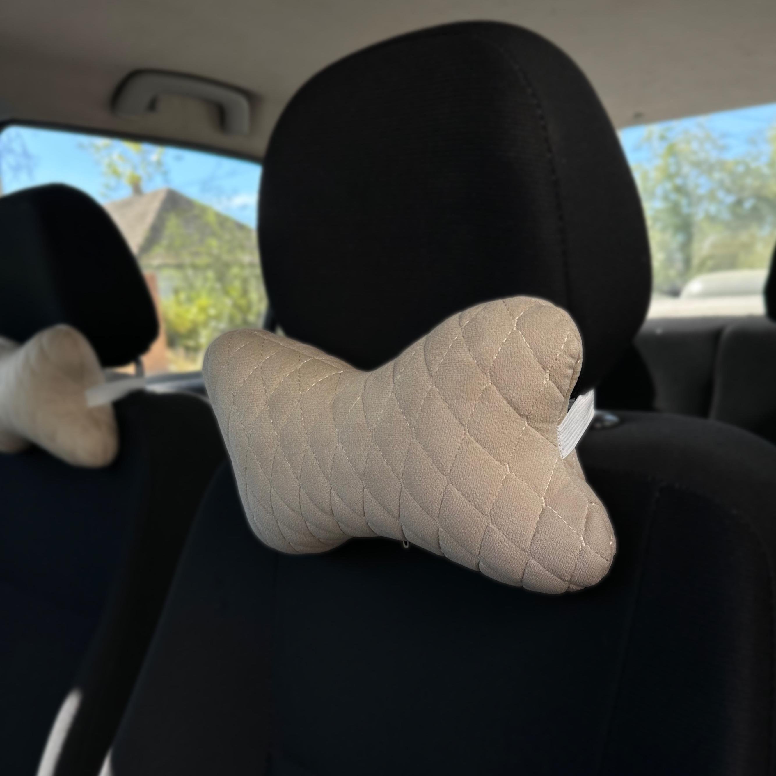 Подушка в машину из алькантары Ромб 27x16x8 см Бежевый (24167321) Подушка в машину из алькантары Ромб 27x16x8 см Бежевый (24167321)