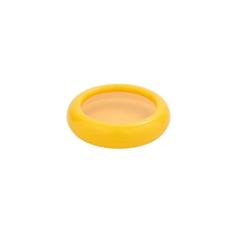 Контейнер пластиковий для зберігання нарізаних овочів та фруктів захист продуктів Жовтий 10х2,5 см (U9344)