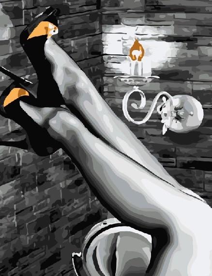 Картина по номерам Brushme Женские ножки (GX5005)