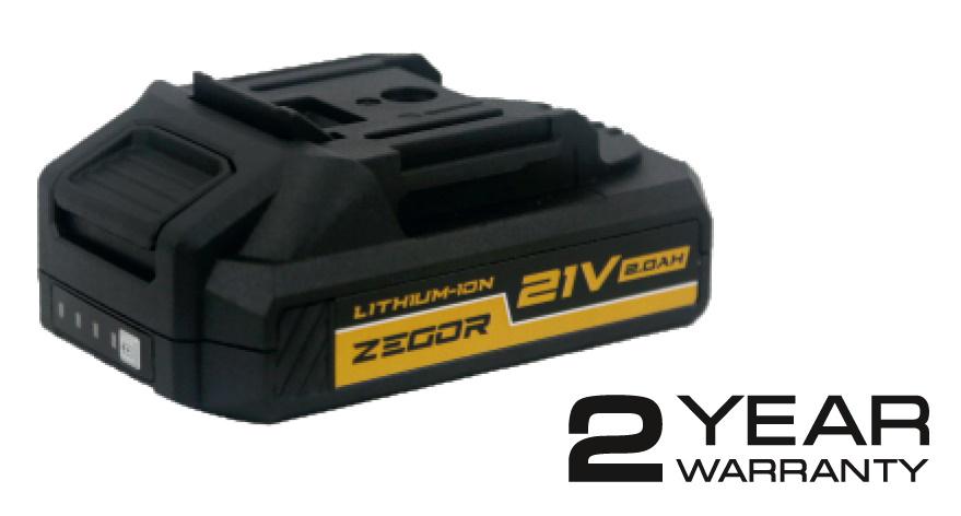 Батарея аккумуляторная для шуруповерта Zegor BL-2120P 21В. 2,0 А/час Li-ion - фото 3
