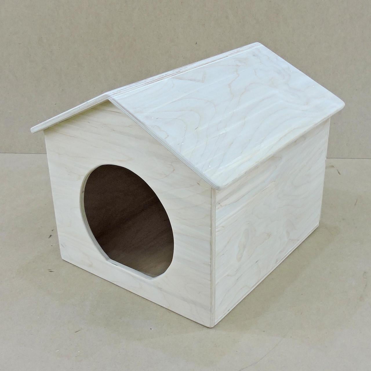 Домик для кошки из дерева Патрик Бланже (ДДК-001601) Домик для кошки из дерева Патрик Бланже (ДДК-001601)