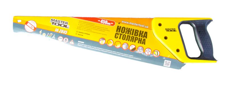 Ножівка столярна MasterTool 450 мм 9TPI Max Cut з 3-D заточуванням полірована (14-2845) - фото 2