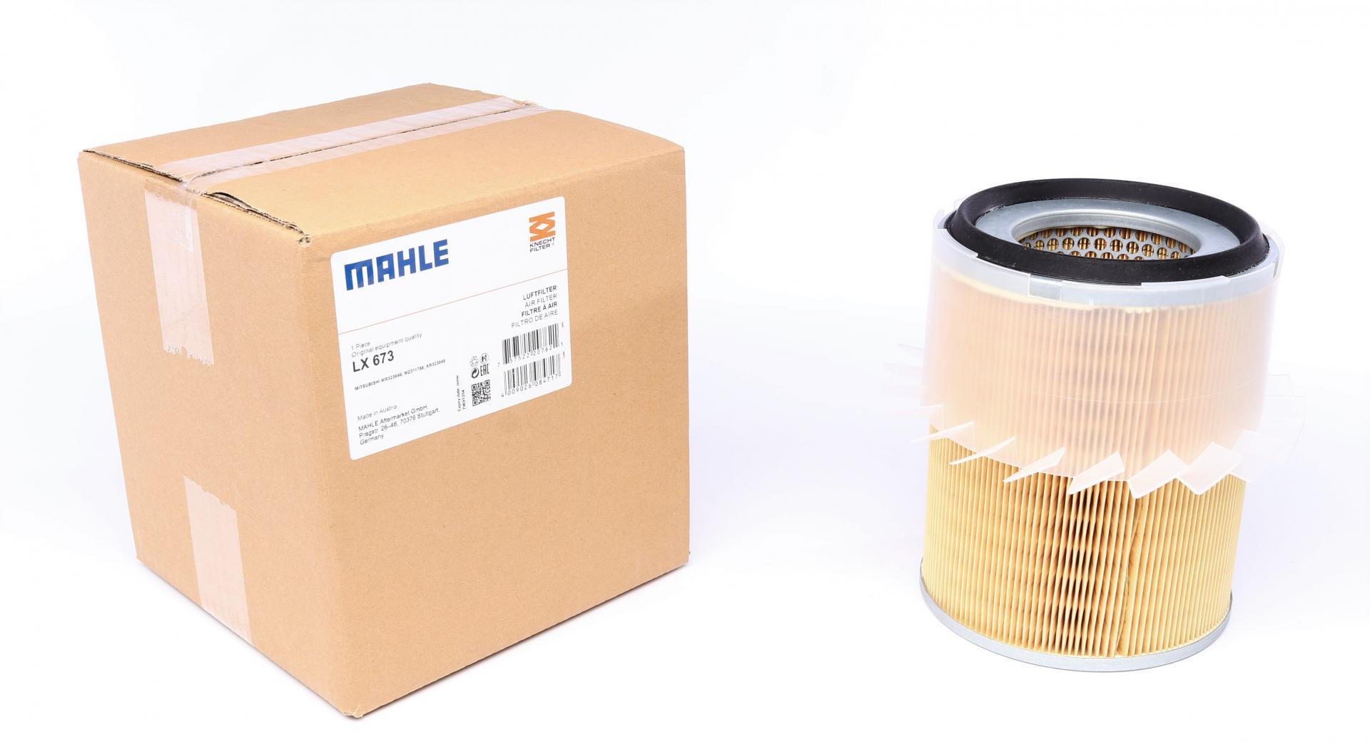 Фильтр воздушный KNECHT для Mitsubishi Pajero/Pajero Sport 2,5TD 87-/L200 2,5/2,8TD 92-07 (LX 673)