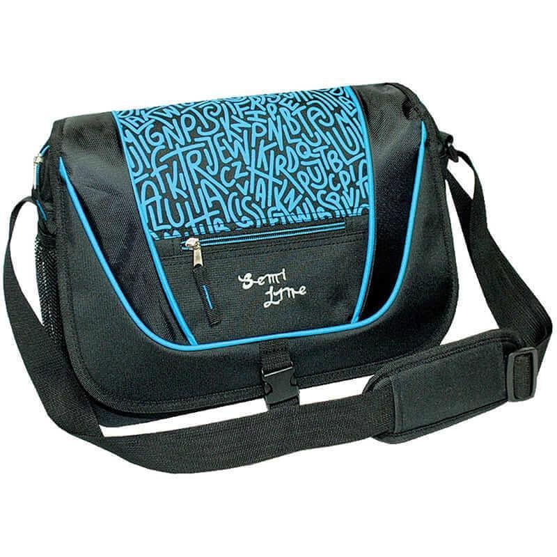 Сумка через плечо SEMI LINE 9 л Black/Blue (DAS303090)