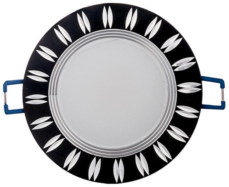 Точковий світильник врізний Feron 4989 AL779 5W 4000K IP20 Чорний (09140)