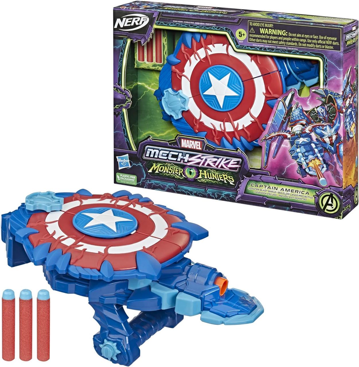 Бластер Marvel Avengers NERF Captain America (2267888332)