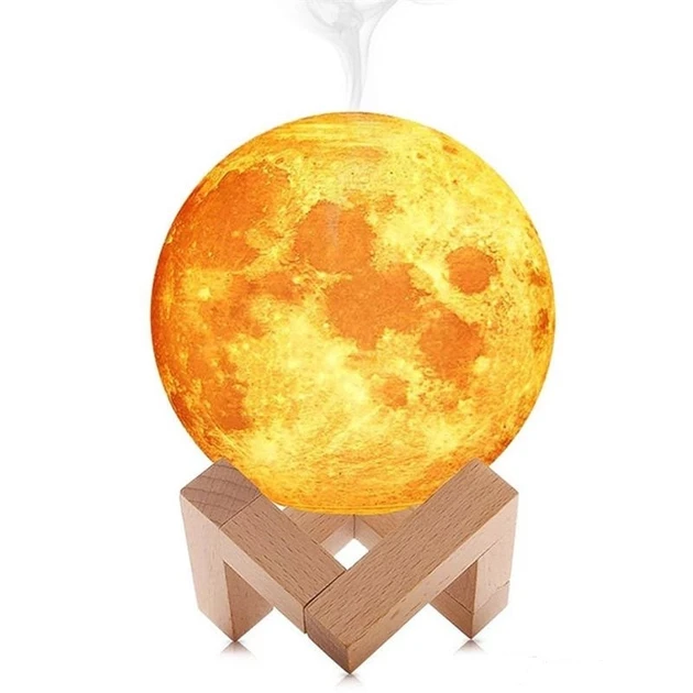 Зволожувач повітря Humidifier 3D Moon Lamp Light Diffuser Місяць (17945827)