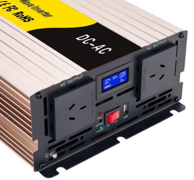 Автомобильный инвертор Pure Sine Wave Inverter 12-220 В 3000 Вт с чистой синусоидой (2104618828) - фото 8 Автомобильный инвертор Pure Sine Wave Inverter 12-220 В 3000 Вт с чистой синусоидой (2104618828) - фото 8
