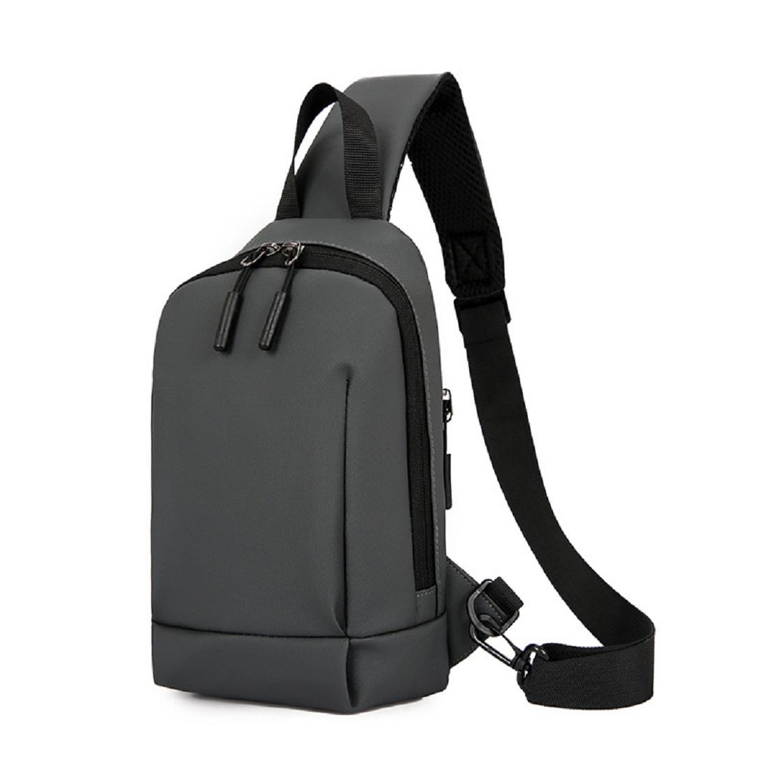Мужская сумка Royal Bag ATN02-233G Серый (8178)