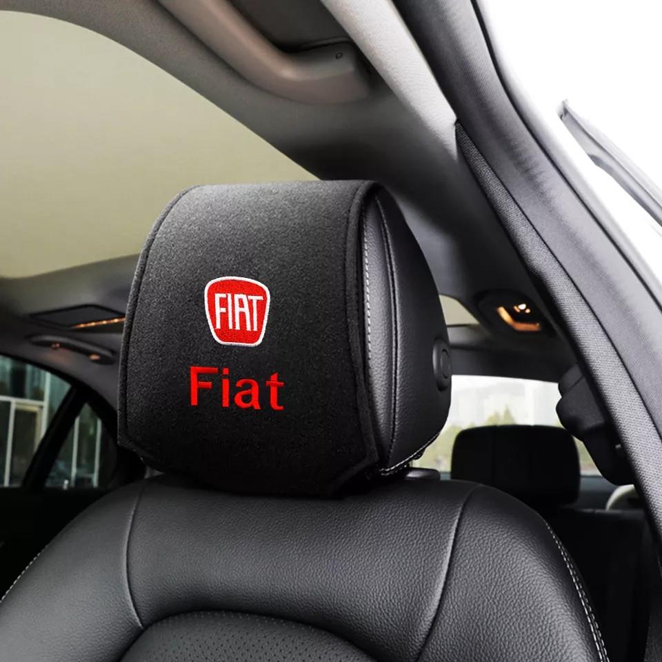 Чехол на подголовник с логотипом Fiat 2 шт. (1728565363)