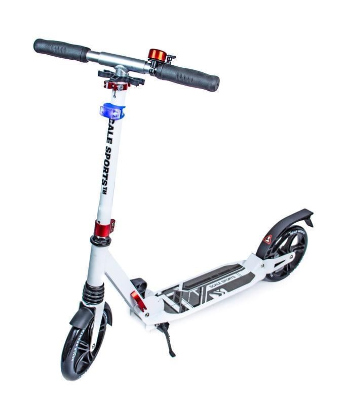 Самокат двоколісний Scale Sports SS-07 з Led-ліхтариком White
