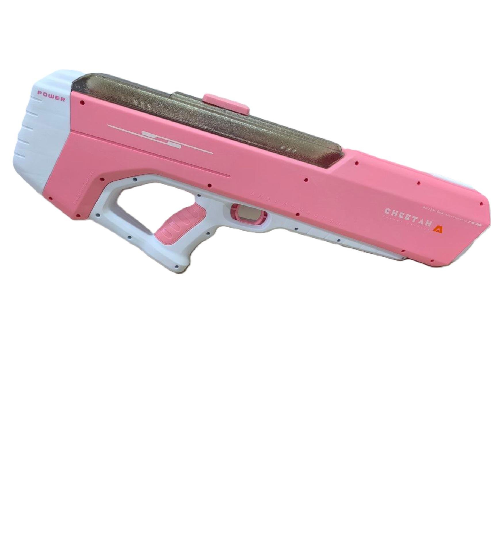 Детский водяной пистолет Cheetah A-Toys A-22 электрический автоматическая закачка воды Розовый (A-22 /16,89)