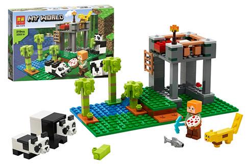 Конструктор "MINECRAFT" "Ферма панд" 210дет 11475