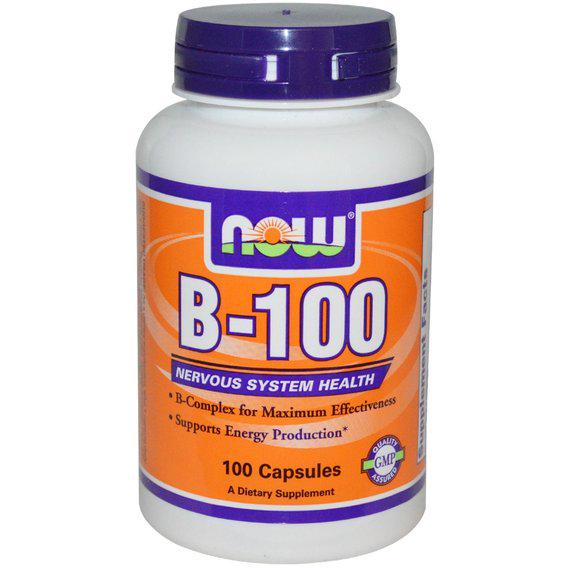 В комплекс NOW Foods Vitamin B-100 100 Caps