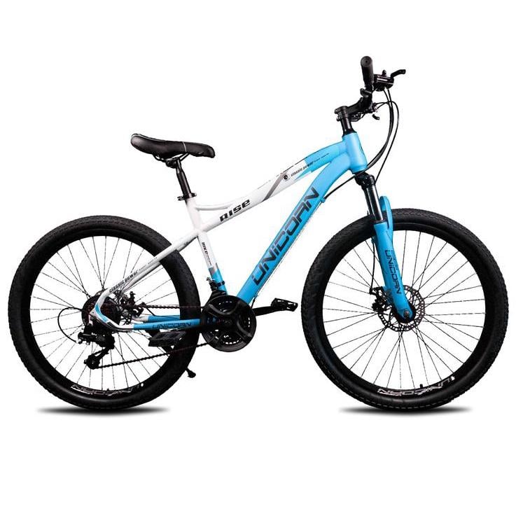 Велосипед Unicorn Rise 26" 2021 Черно-синий (000UR26CS)