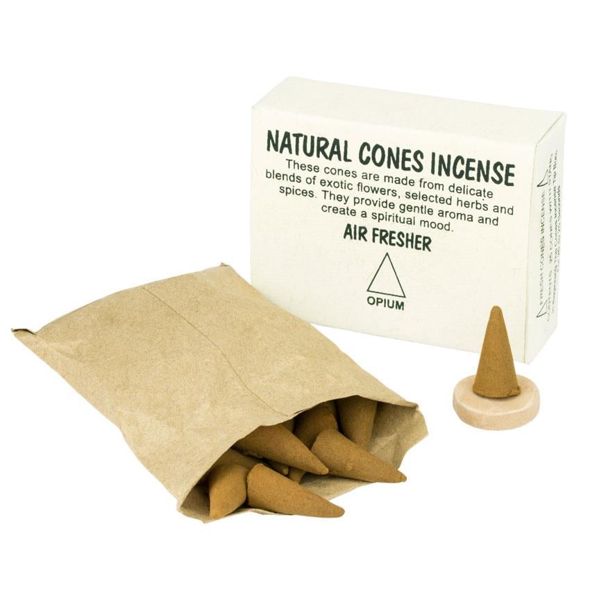 Благовония Непальские конусные Опіум 25 конусов с подставкой 9,3х7х3,3 см (27863)