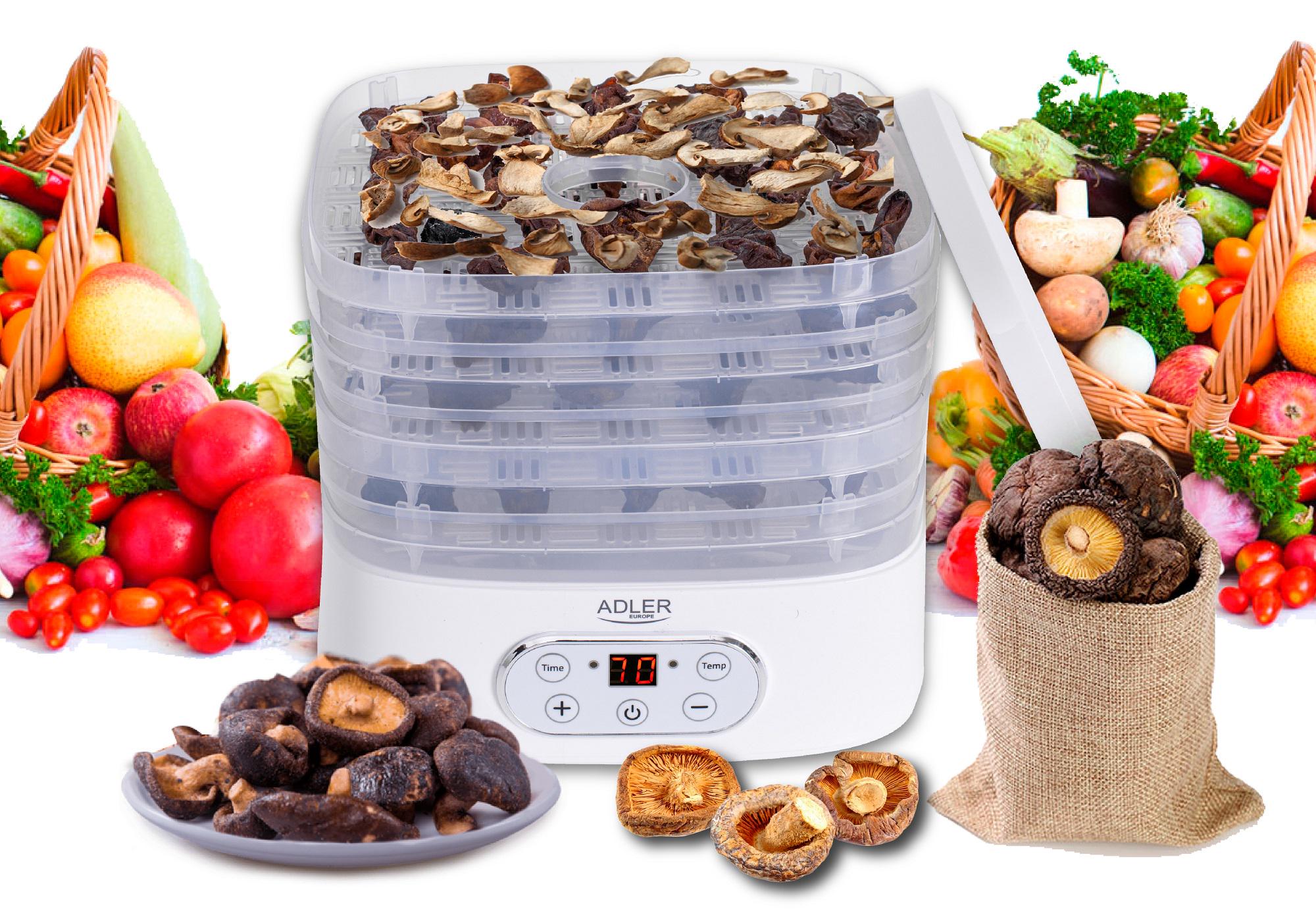 Сушка для овочів і фруктів Adler AD 6658 - фото 9 Сушка для овочів і фруктів Adler AD 6658 - фото 9