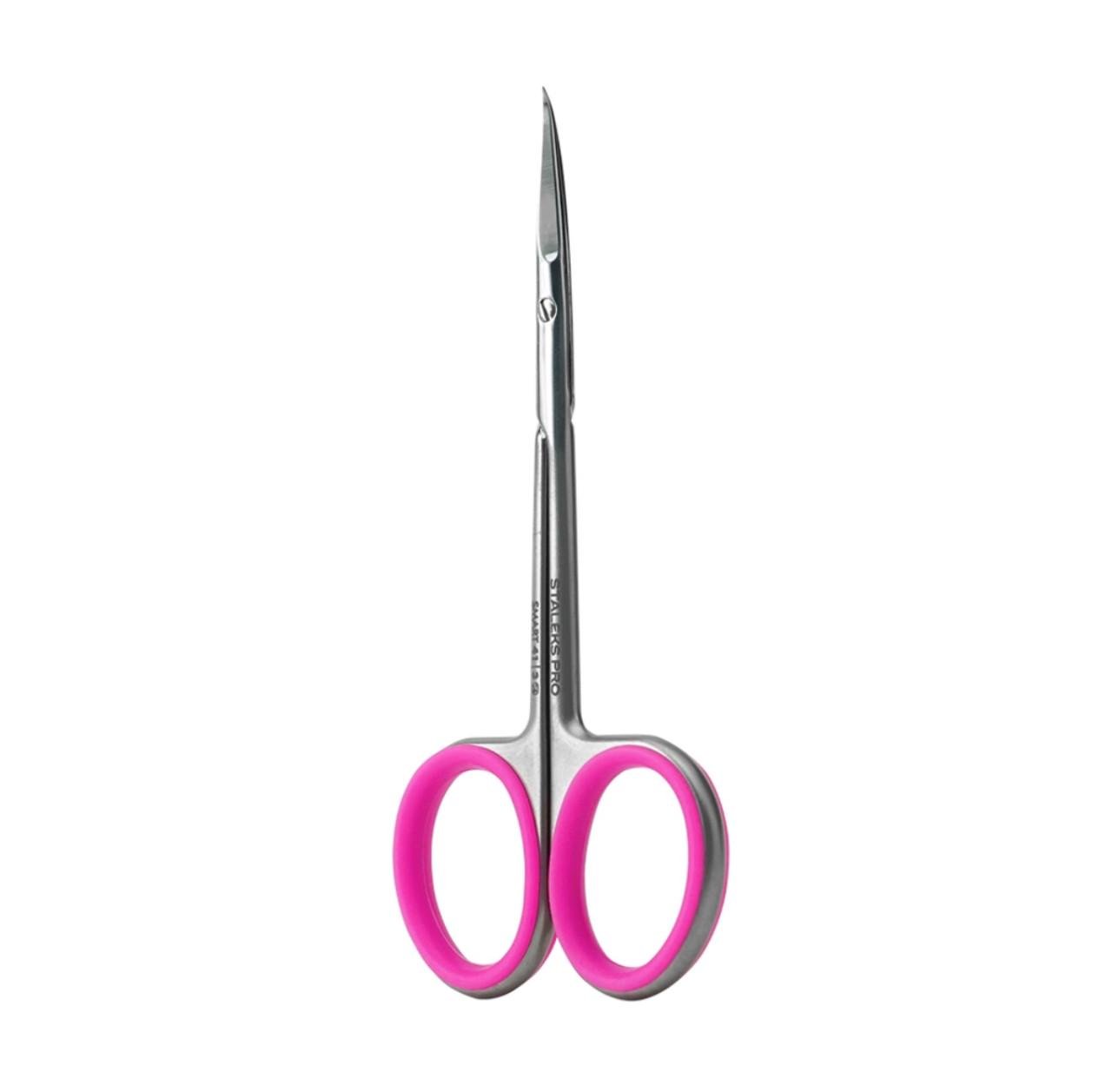 Ножницы профессиональные STALEKS Pro Smart 41 Type 3 для маникюра из нержавеющей стали Ножницы профессиональные STALEKS Pro Smart 41 Type 3 для маникюра из нержавеющей стали