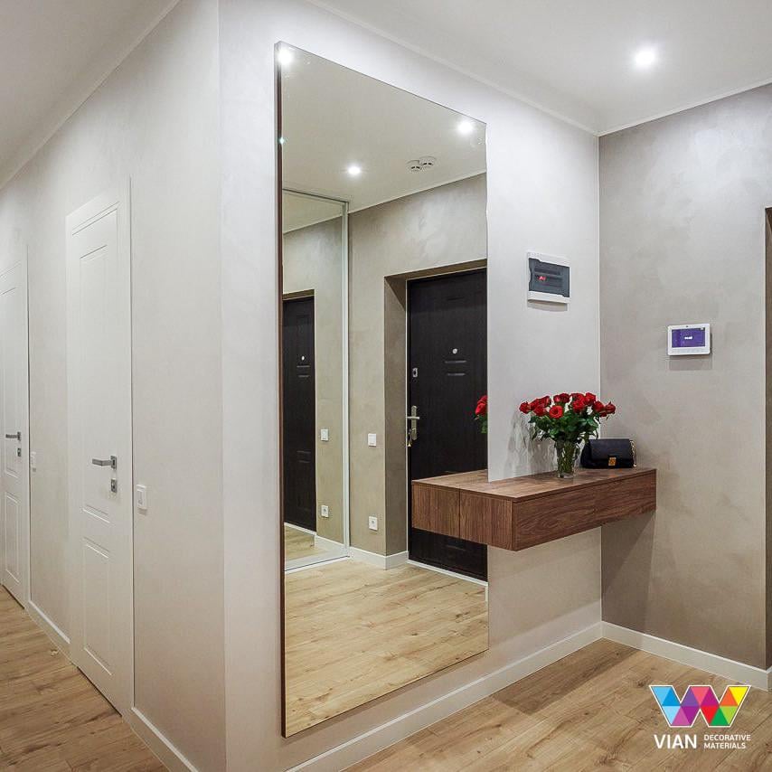 Декоративная фактурная штукатурка с перламутром Vian Велюр матовый 1 кг - фото 8