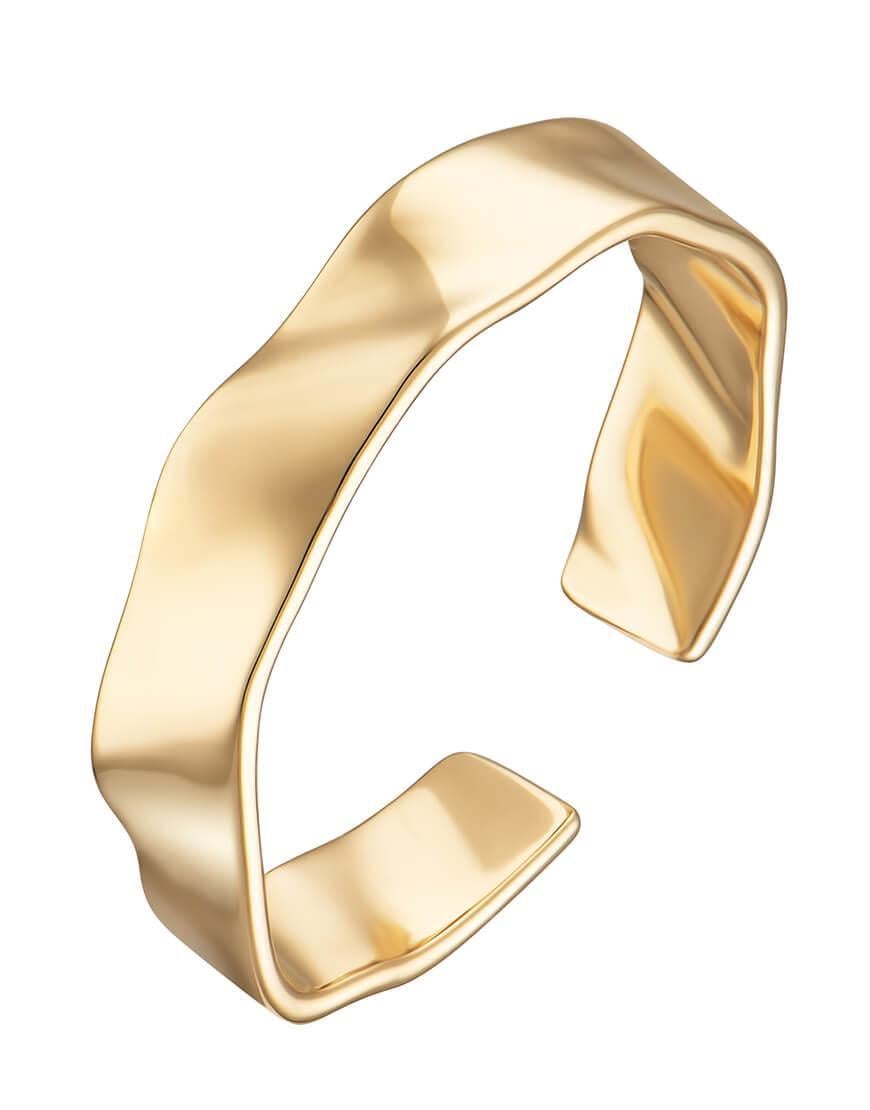 Каф-каблучка Curve RIMMART JEWELRY золота 17 Каф-каблучка Curve RIMMART JEWELRY золота 17