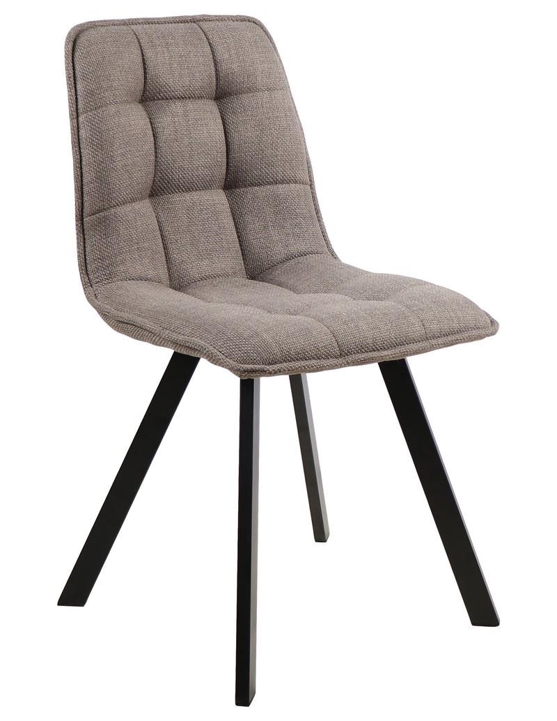 Стул для кухни Vetro Mebel M-70 металл/ткань Черный/Мокко (M-70-mocco/black)