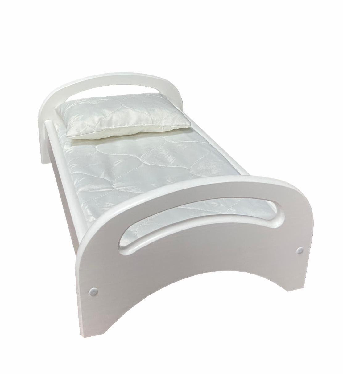 Кроватка для куклы деревянная Скиф ЛДЛ-2 Белый (24053749) - фото 2 Кроватка для куклы деревянная Скиф ЛДЛ-2 Белый (24053749) - фото 2