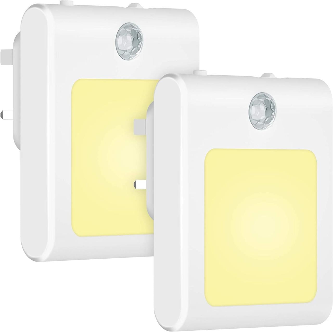 Светильник ночной Babyliya Plug in Wall датчик движения Теплый белый 2 шт.