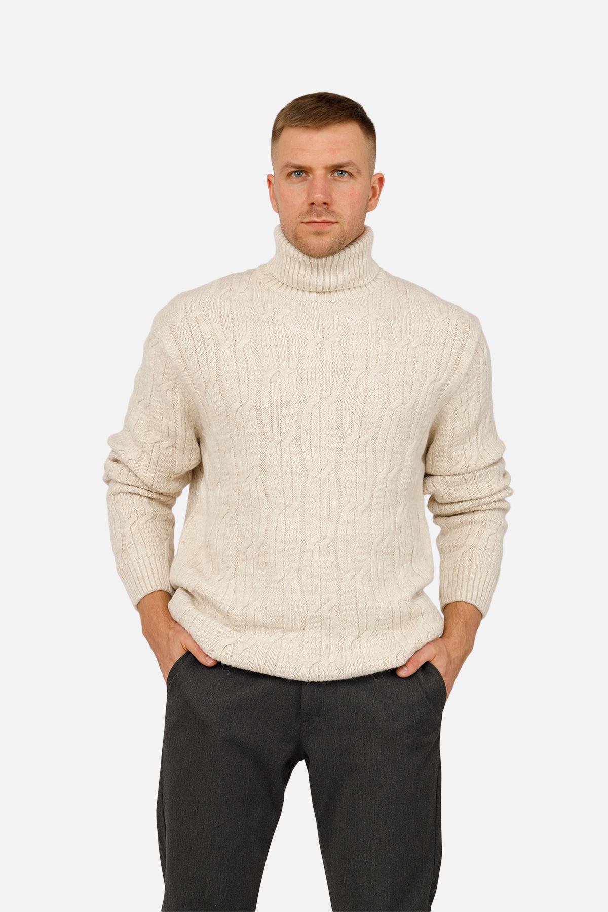 Свитер мужской ЦБ-00261947 р. 48 Молочный (SKT001025328)