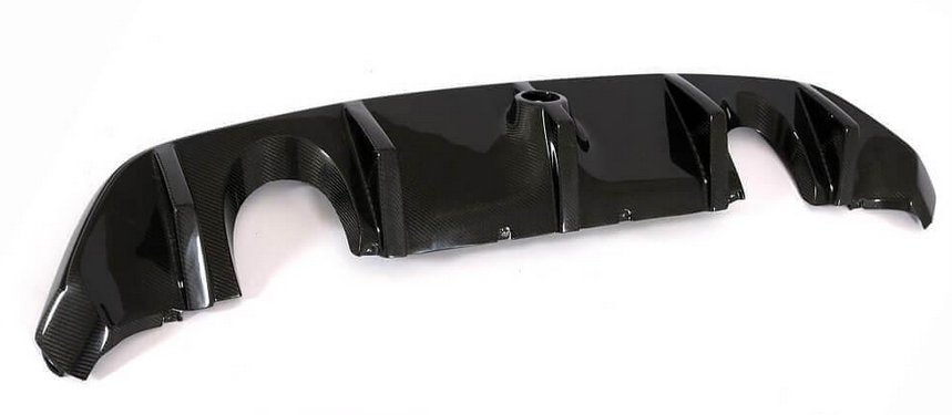 Диффузор заднего бампера DDCarbon для RS 2015-2017 DDCarbon для Ford Focus III 2011-2017 гг. натуральный карбон (153248)