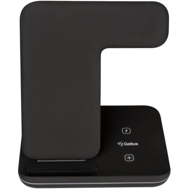 Зарядний пристрій бездротовий Gelius Wireless Charger GP-AWC01 3в1 15W Black (58008)