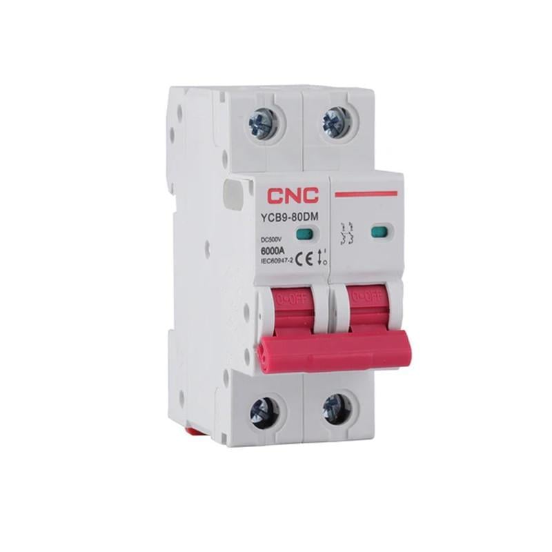 Автоматический выключатель CNC YCB9-80DM 2P 4A 6kA C DC 500V (Б00035404)