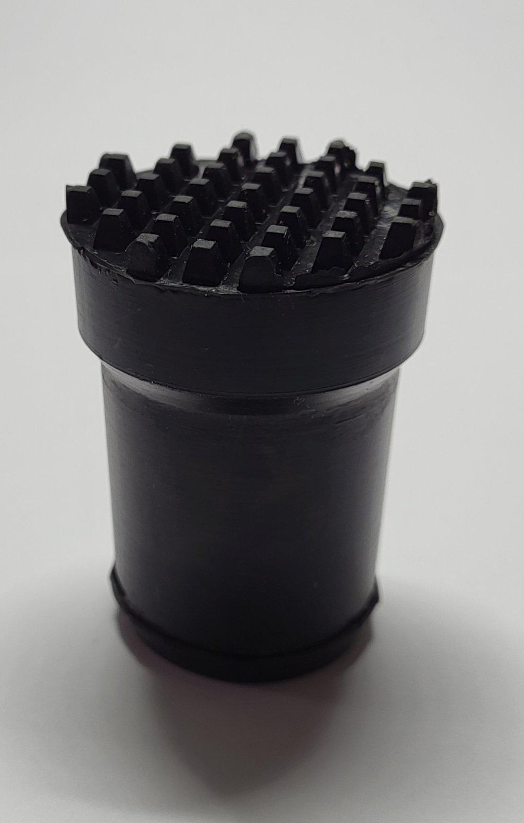 Наконечник для милиць Київгума класичний 25 мм Чорний (1553875078)