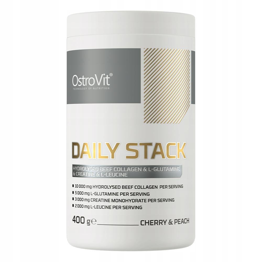 Добавка для суставов и связок Ostrovit Daily Stack 400 г Вишня и персик Добавка для суставов и связок Ostrovit Daily Stack 400 г Вишня и персик