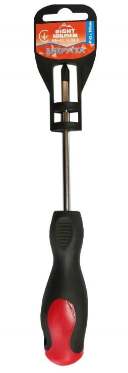 Викрутка хрестова Right Hausen PH1x75 мм HN-4311030 (2203574740)