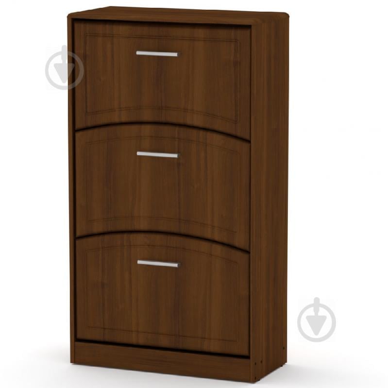 Тумба под обувь KOMPANIT ТО-3Б МДФ Орех Экко