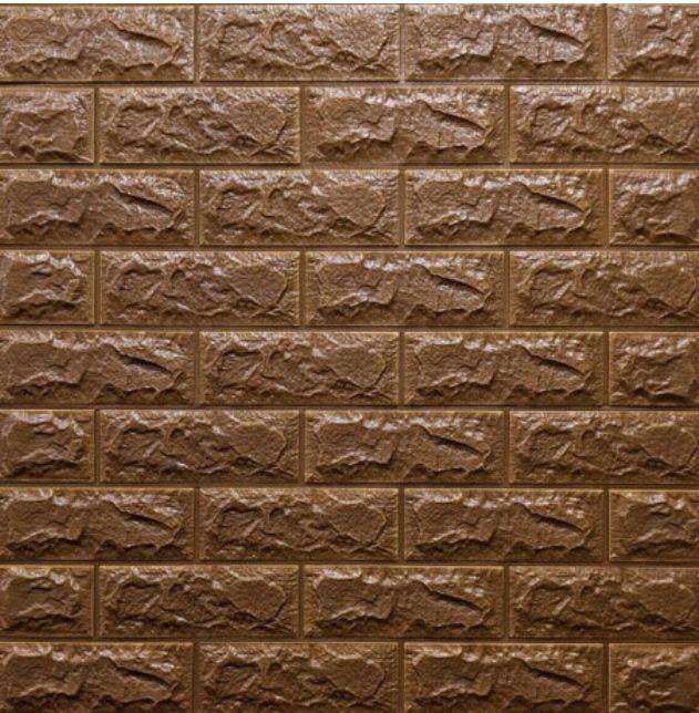 3D-панель декоративна самоклеюча під цеглу 700x770x4 мм Бронзовий (BN4-008)
