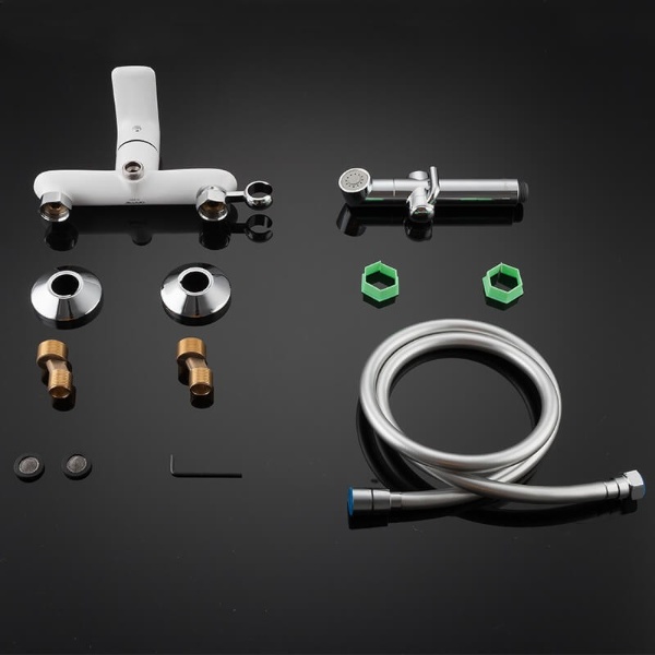 Змішувач для гігієнічного душу Gappo Noar G2048-8 Білий/Хром - фото 8