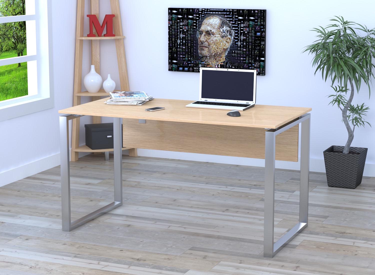 Письмовий стіл Loft design Q-135 з царгой Дуб Борас (53810c19471)